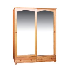 Szafa sosnowa IV 2D/2S przesuwna od Meble Drewal